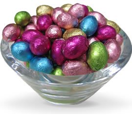 Foiled Easter Eggs